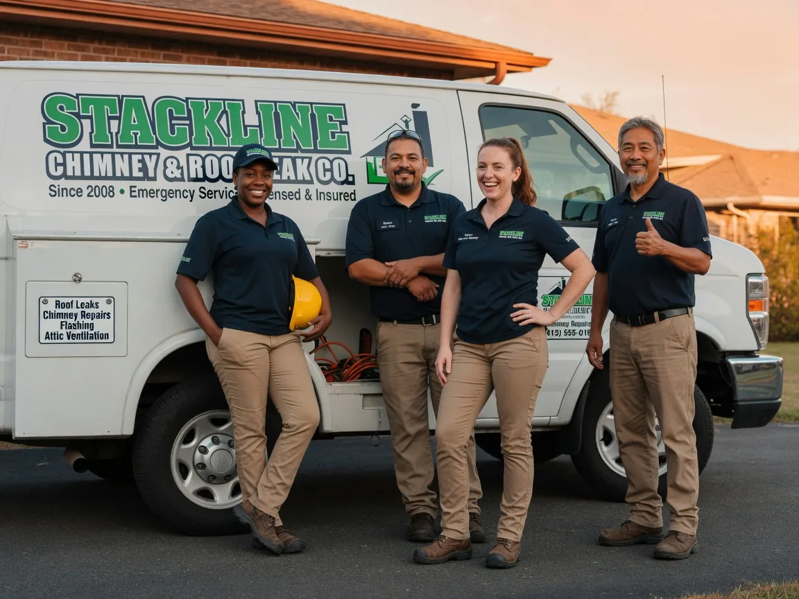 Chimney flashing repair company in Lancaster, KS